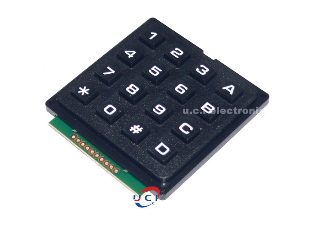 【UCI電子】(Y-1) 單片機鍵盤 按鍵 矩陣 4*4 4X4 A鍵盤 16鍵 工業鍵盤 行列掃描