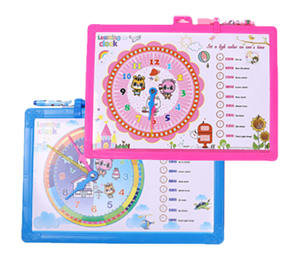 時鐘磁性兒童繪畫白板 POP0299