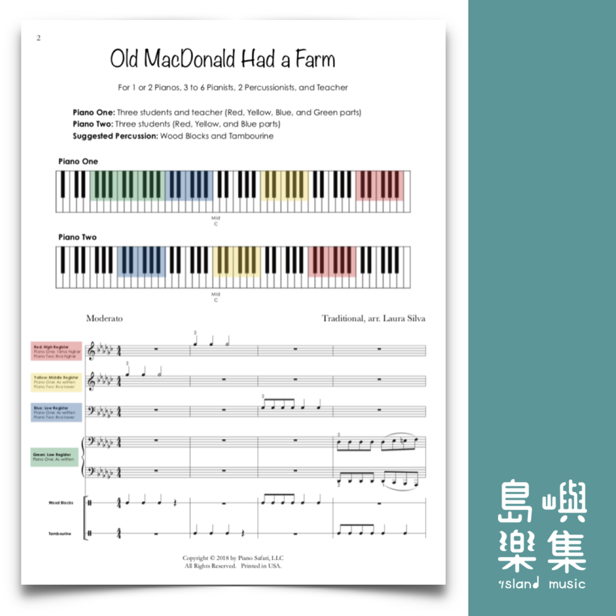 PIANO SAFARI Ensemble-Old MacDonald Ensemble