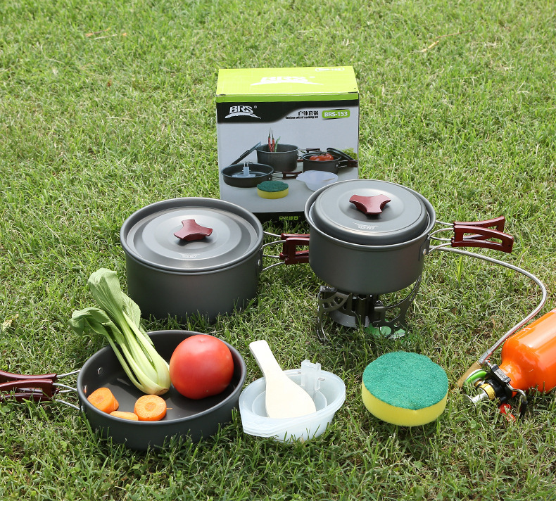 BRS 兄弟捷登 BRS-153 鋁合金2-3人套鍋 露營/登山/套鍋/套鍋組/炊具/野炊用具 51BRS-153