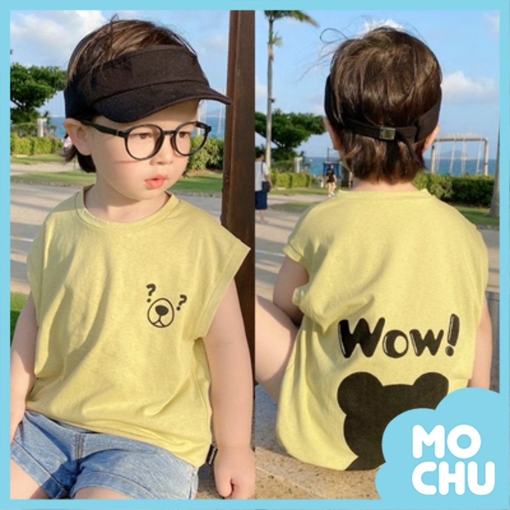 問號小熊無袖背心