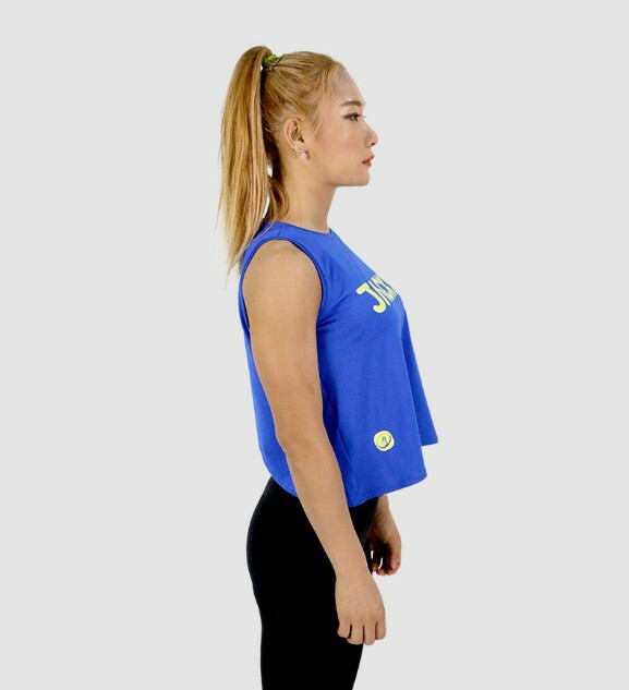 JACKIE鈷藍色無袖運動背心