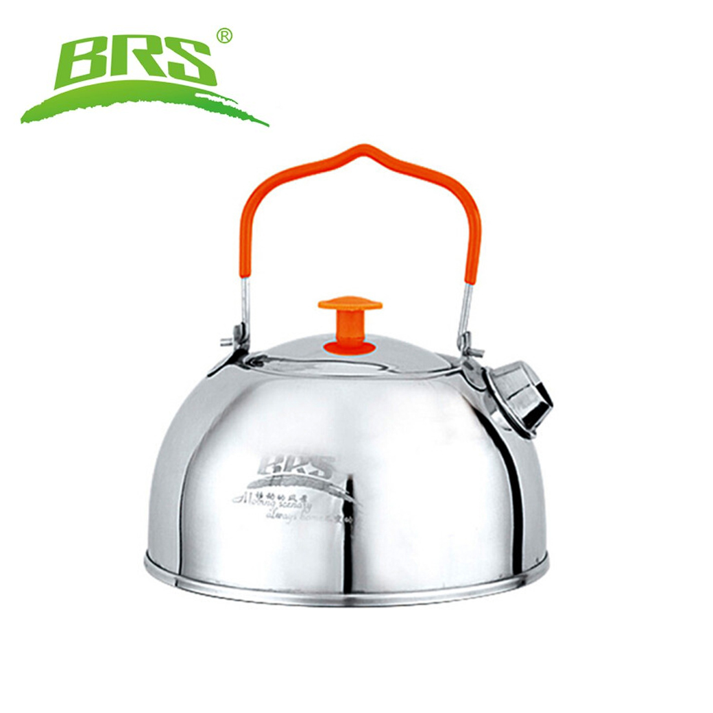 BRS 兄弟捷登 BRS-TS07 不鏽鋼茶壺(1.1L) 折疊收納/好攜帶/茶具/登山露營/郊山健行 52BRS-TS07