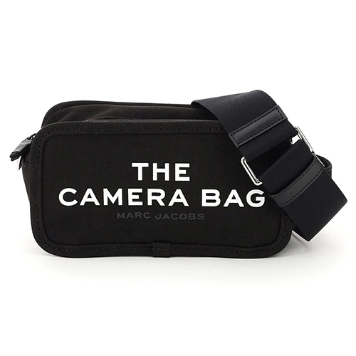 Marc Jacobs Traveler 帆布斜背肩背相機包 (黑色/灰藍/軍綠)
