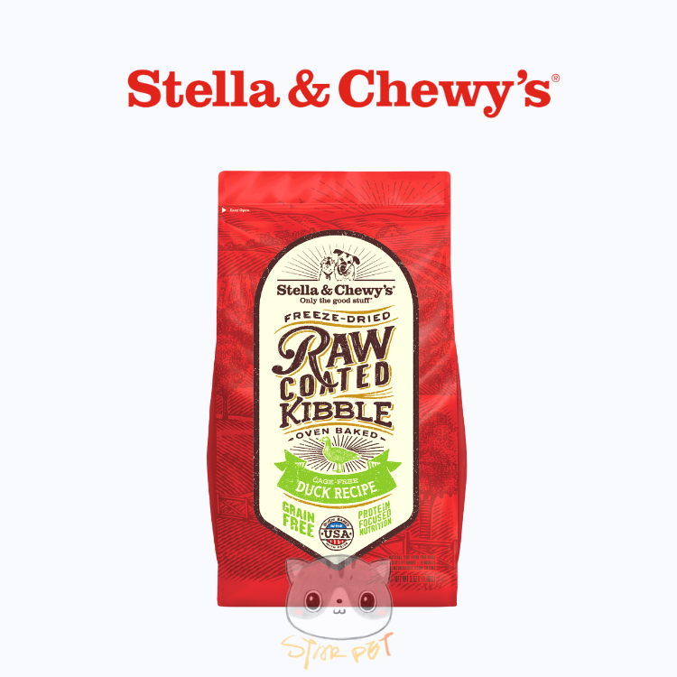 Stella & Chewy's Cage-Free Duck Raw Coated Kibble 22lb