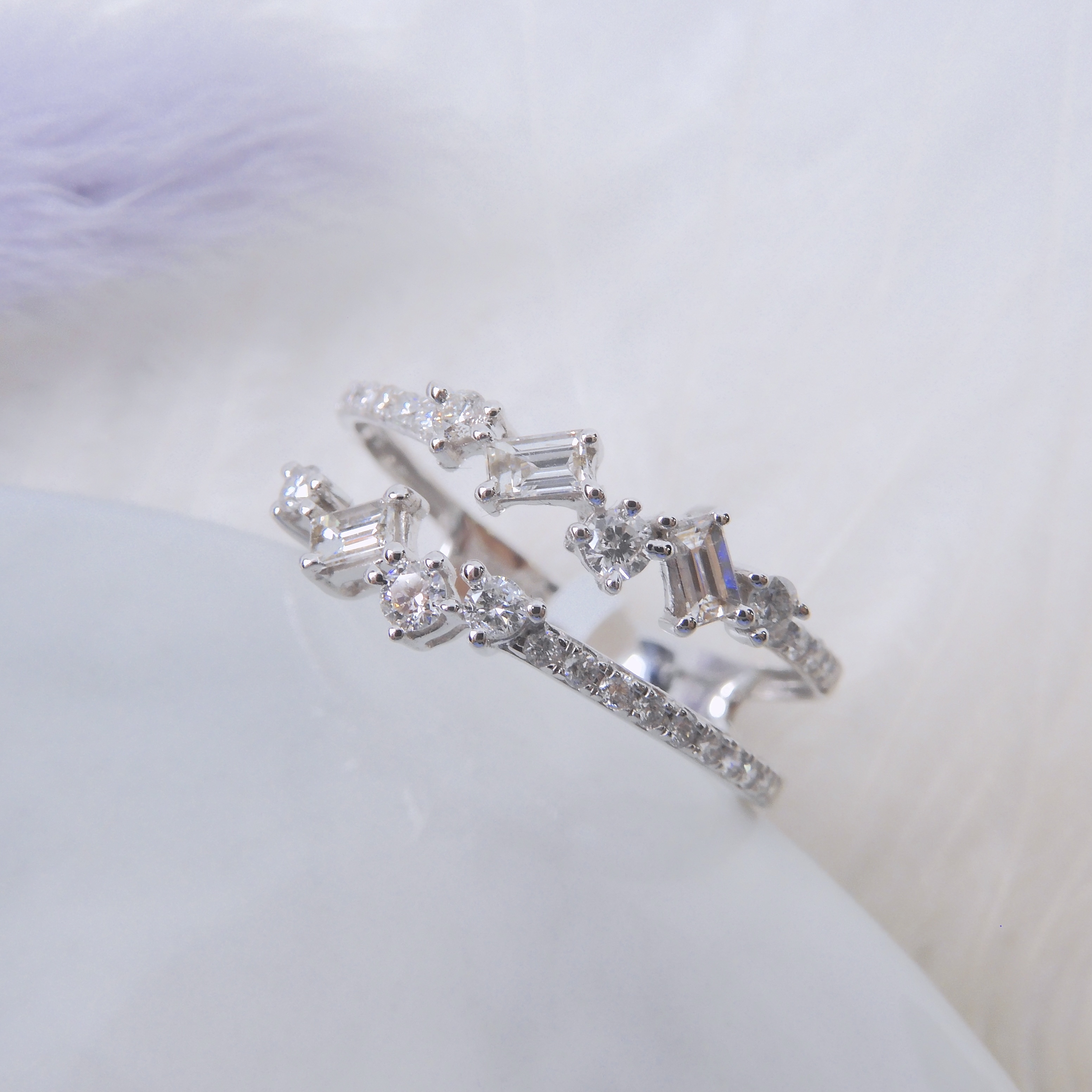 18K金 0.53ct 鑽石戒指