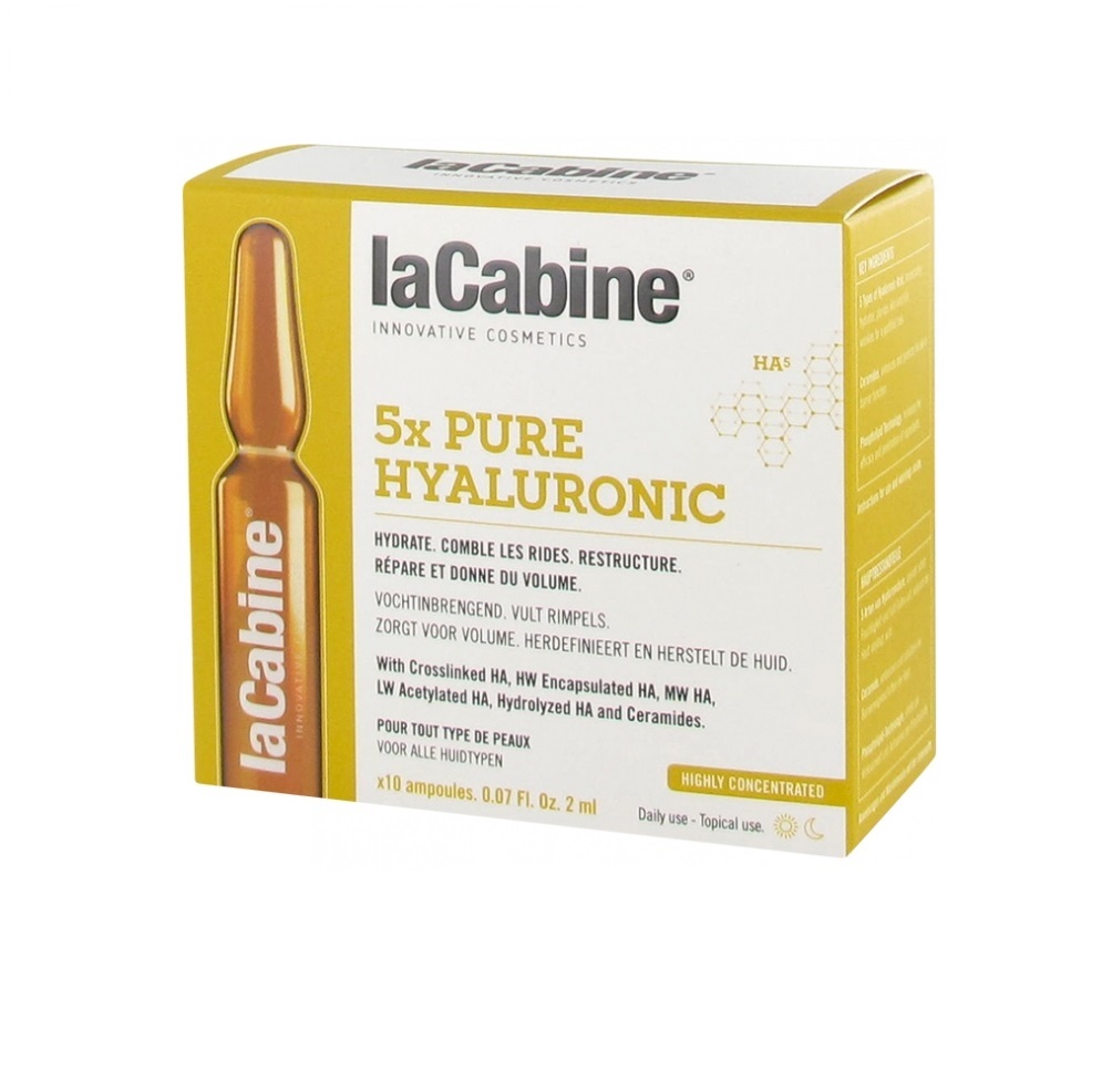 laCabine 5x Pure Hyaluronic 5X訪明質酸安瓶精華 2ml x 10pcs