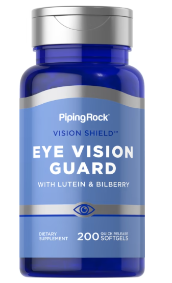 【Piping Rock】葉黃素 山桑子粹取物 玉米黃素 游離性 Eye Vision Guard 200顆