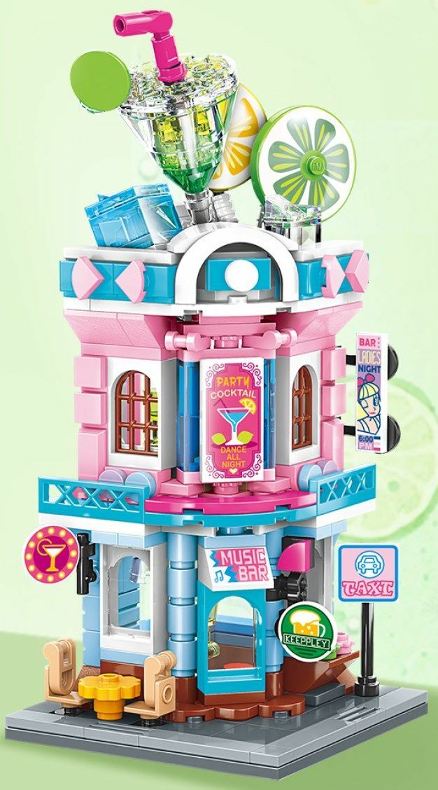 Qman 西班牙酒館 造型積木