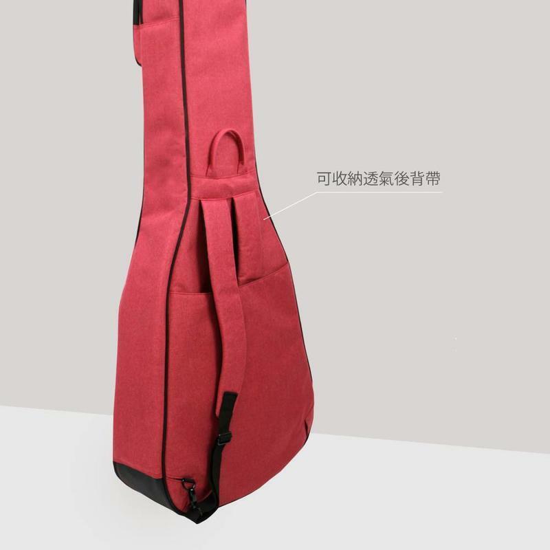 Rm CA-D-Heart 立體軟盒 心紅色 40/41吋木吉他 防水塗層布料 內層厚度達35mm