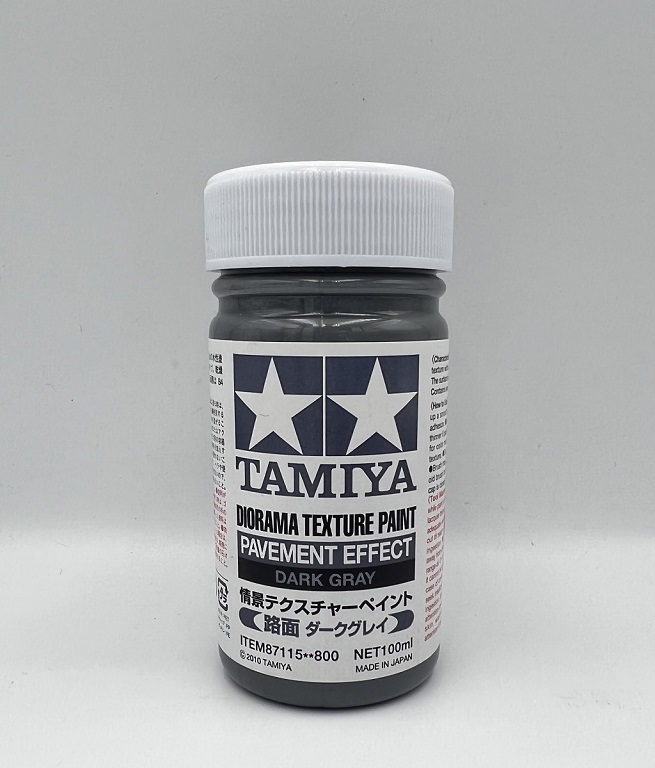 Tamiya 87115 情境塗料 路面.深灰色.100ml