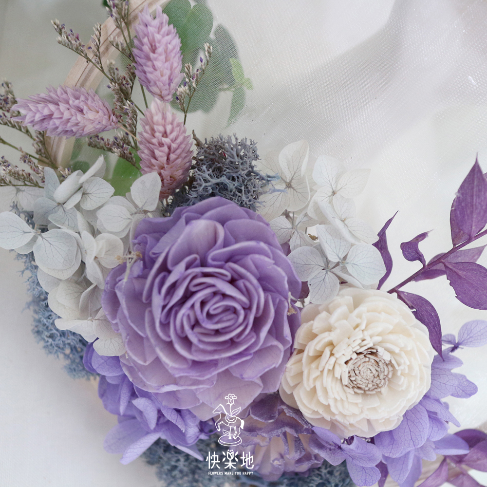 居家DIY課程 I 繡框花-戀戀普羅旺斯 ❖贈 : 雲端教學❖ PF220527