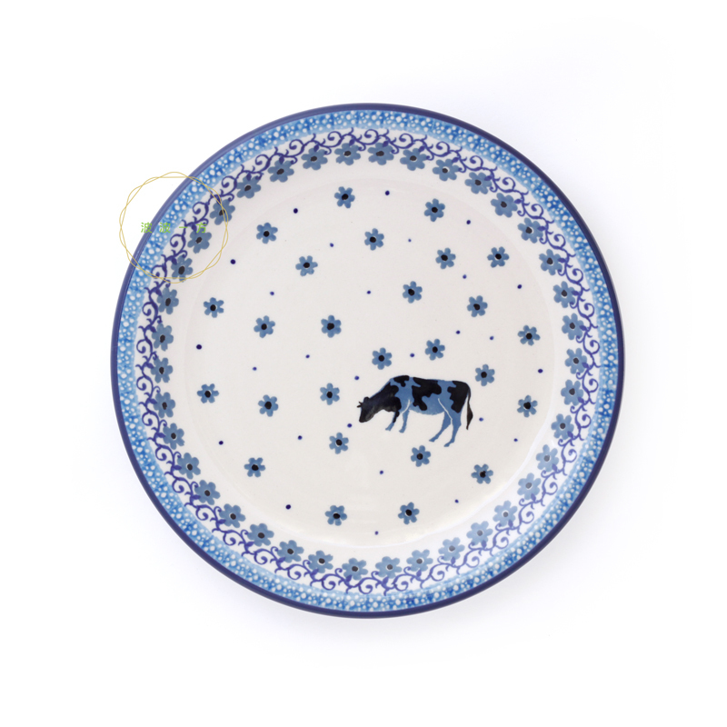 圓盤-Ø21cm-鄉村的乳牛