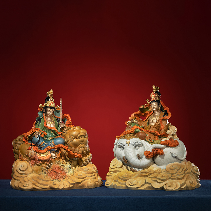 文殊菩薩．普賢菩薩◇已停產◇