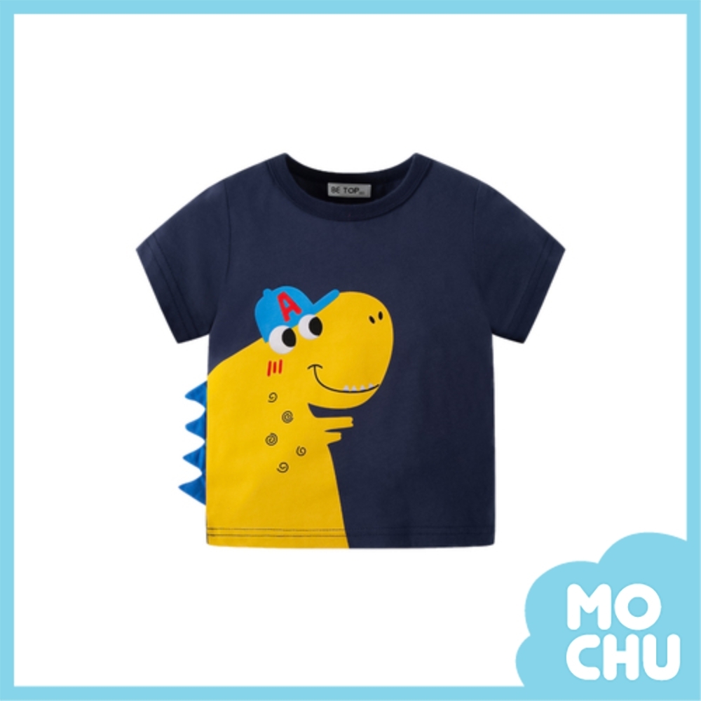 帽子恐龍短袖上衣(兩色)