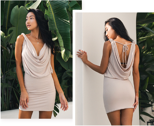 ▲斷貨 Yukari Lizzy 性感針織包臀連身裙 [LF023]