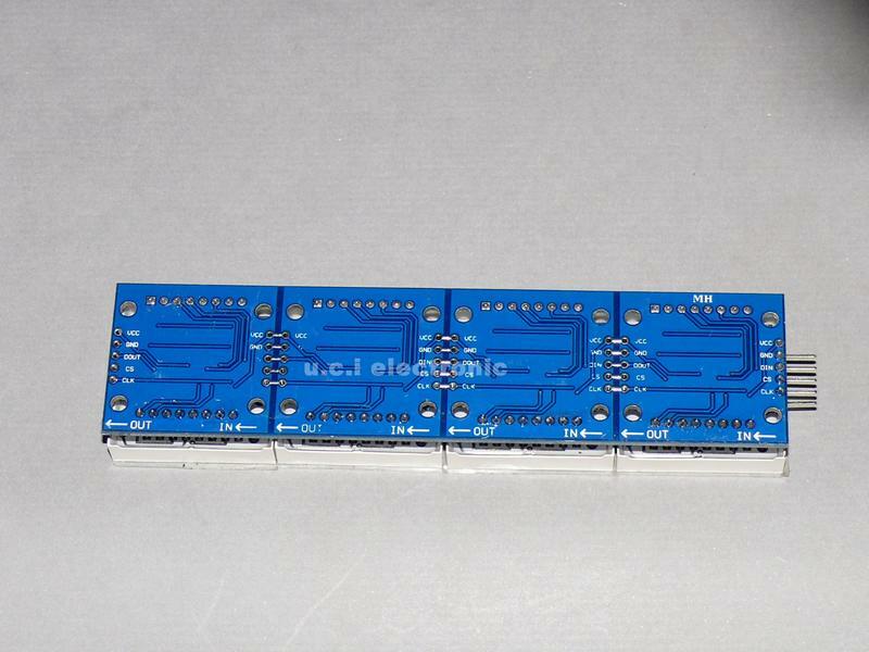 【UCI電子】(W-3) MAX7219點陣模組 4點陣合一顯示屏模組 單片機控制驅動模組 7219