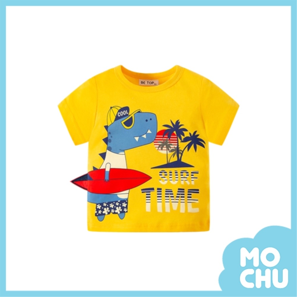恐龍去渡假短袖上衣(兩色)