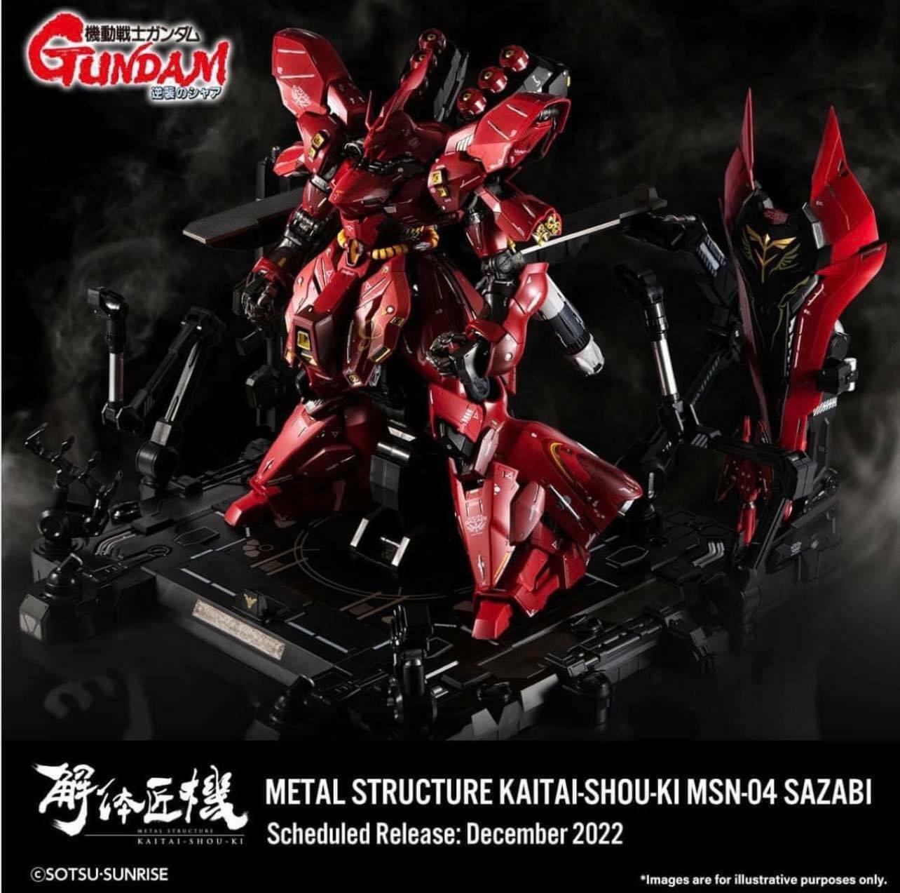 METAL STRUCTURE 解体匠機 MSN-04 Sazabi (沙撒比)  無啡  開 Check