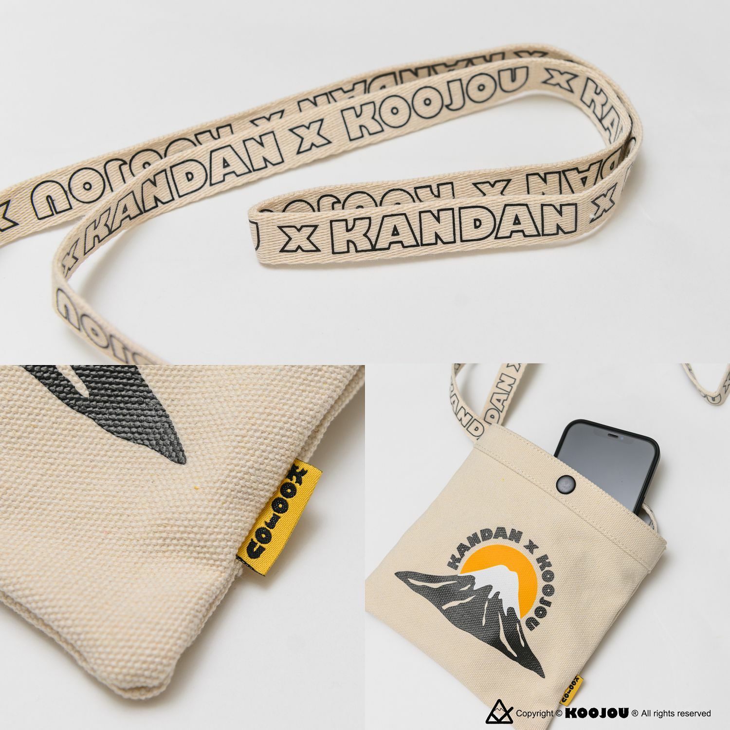 KID ® KANDAN x KOOJOU 聯名山脈日出肩背小包