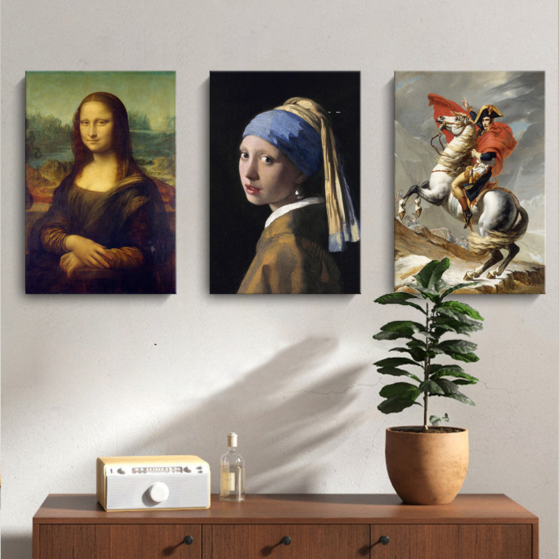 經典人物無框掛畫