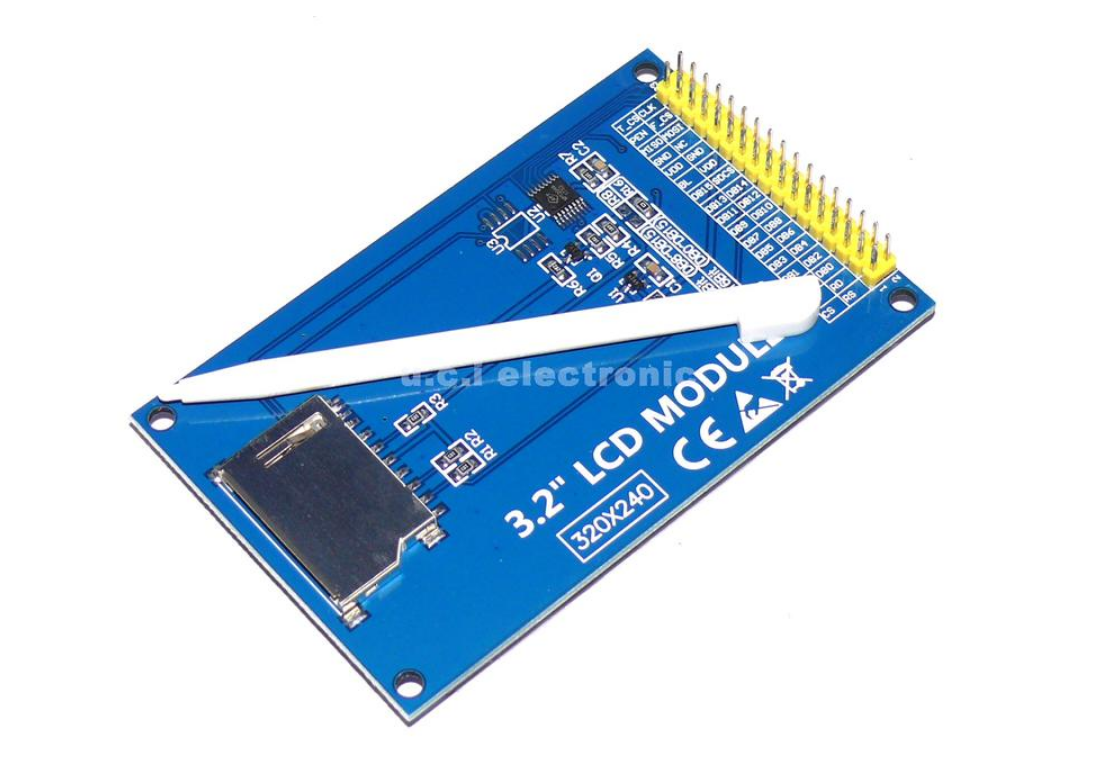 【UCI電子】(9-4) 3.2寸TFT液晶屏模塊 帶觸摸彩屏65K色 觸控屏 帶SD卡座,3V穩壓