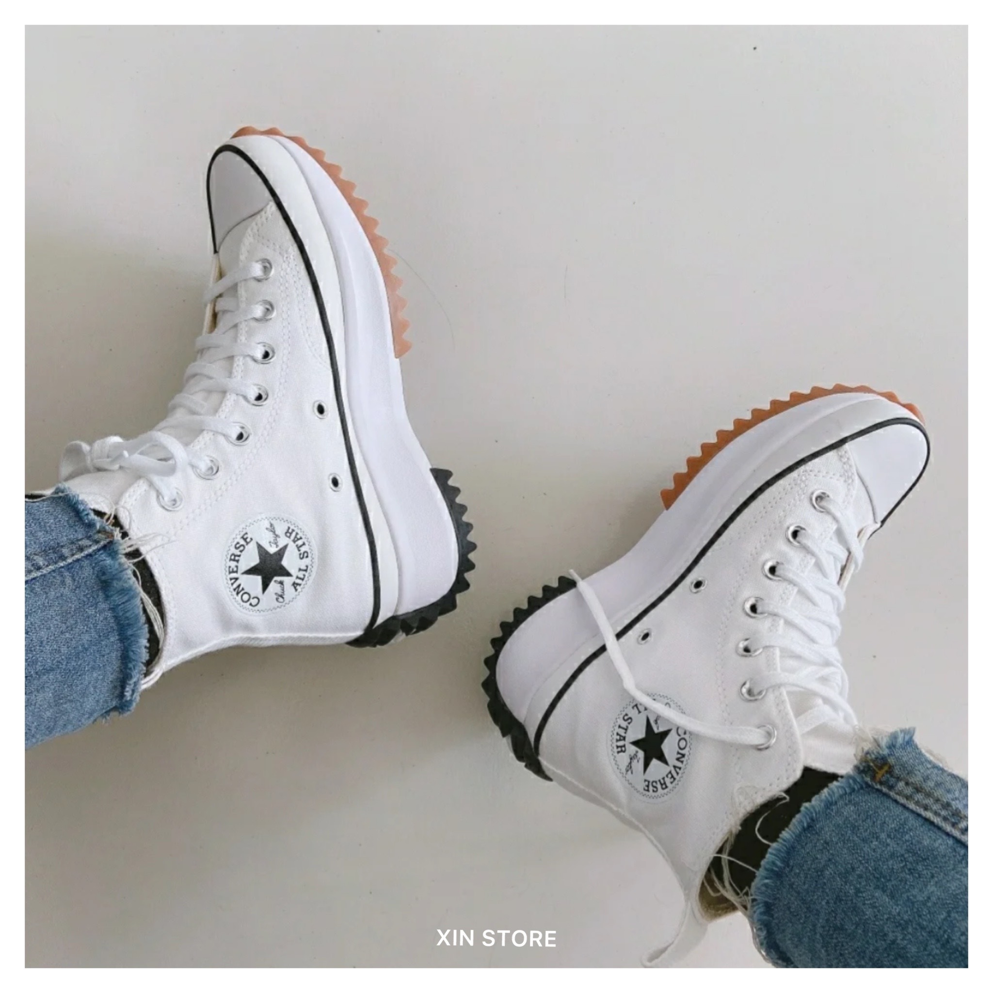 【現貨】Converse x JW Anderson Run Star Hike 平民版 厚底 聯名 白