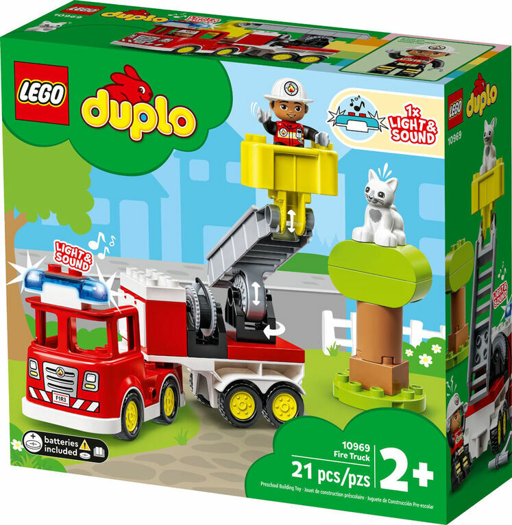 [飛米樂高積木磚賣店] LEGO 10969 Duplo-消防站