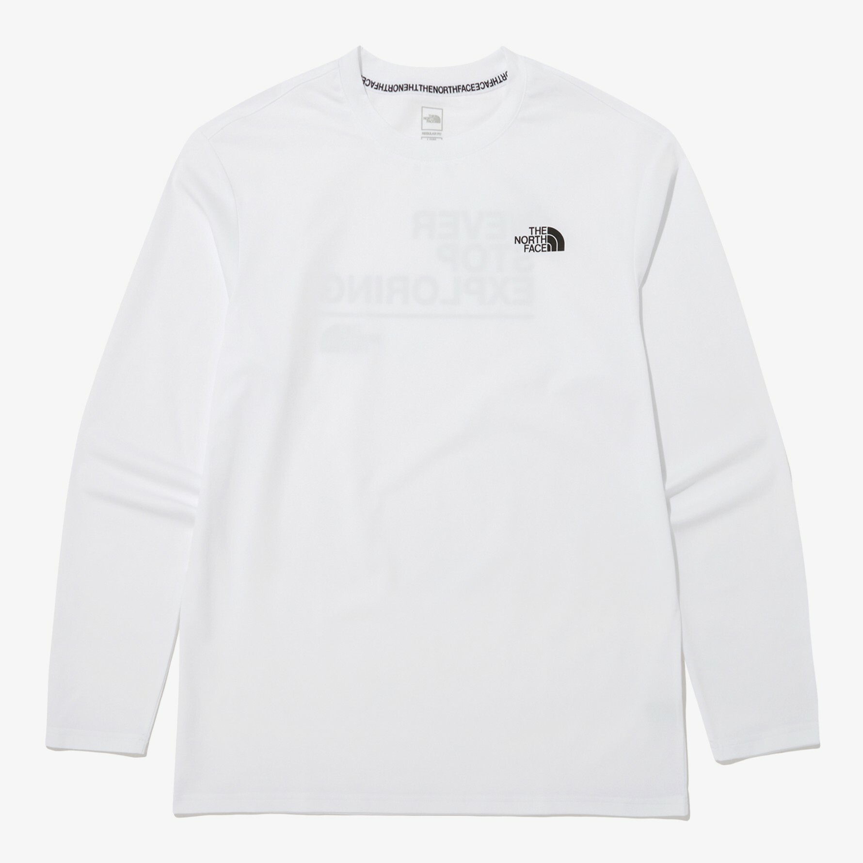 THE NORTH FACE NSE L/S R/TEE 長袖 衛衣 大學T 白 NT7TN60C