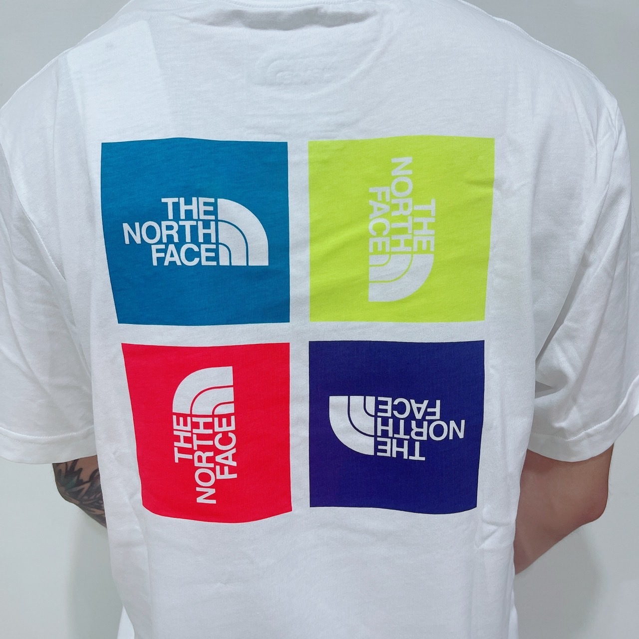 【Luxury】現貨特價 北臉 THE NORTH FACE TNF 短袖短T 兩色 北方臉 棉質上衣 新款