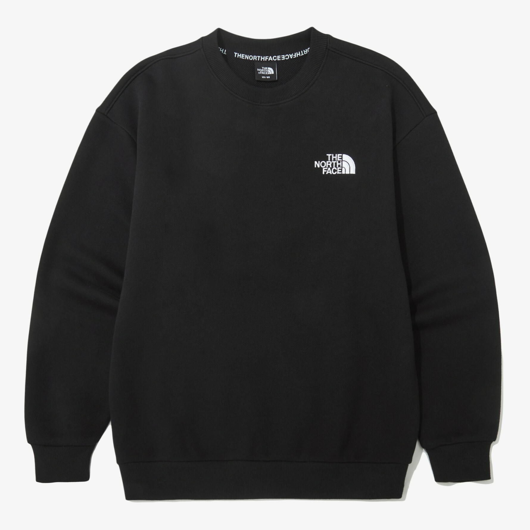 THE NORTH FACE VERSATILE 森林 長袖 衛衣 大學T 黑 NM5MN53A