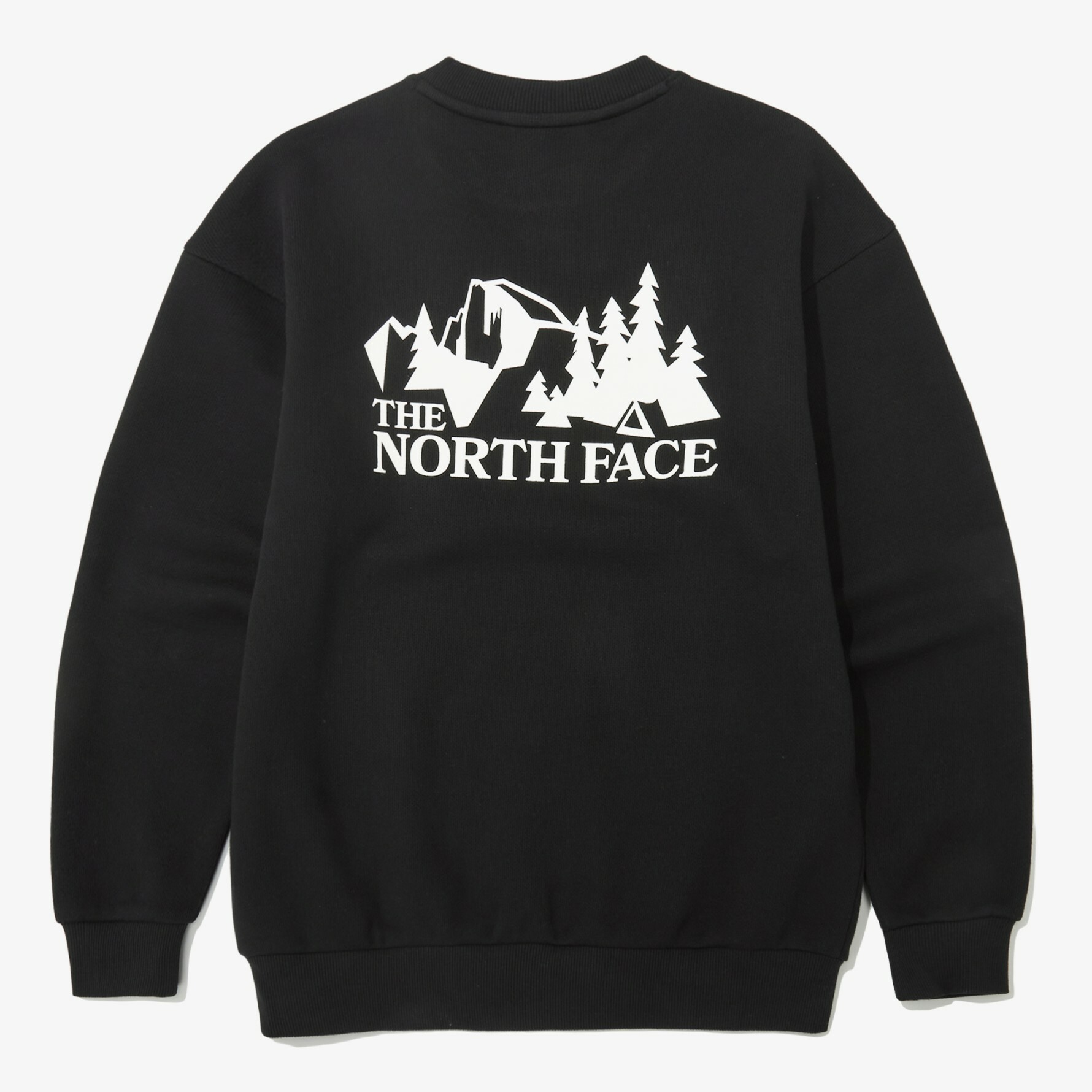 THE NORTH FACE VERSATILE 森林 長袖 衛衣 大學T 黑 NM5MN53A