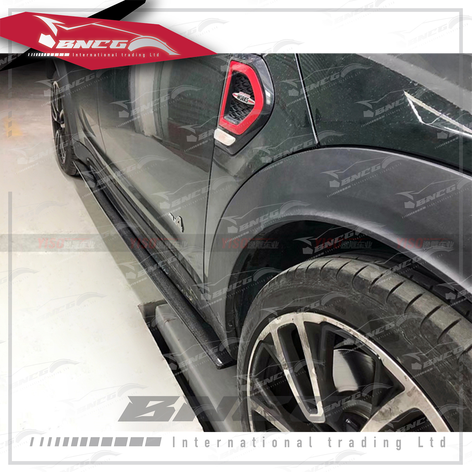 寶馬 Mini F60 JCW 改裝 卡夢 碳纖維 外觀件 空力套件 AG款 側裙 側定風翼