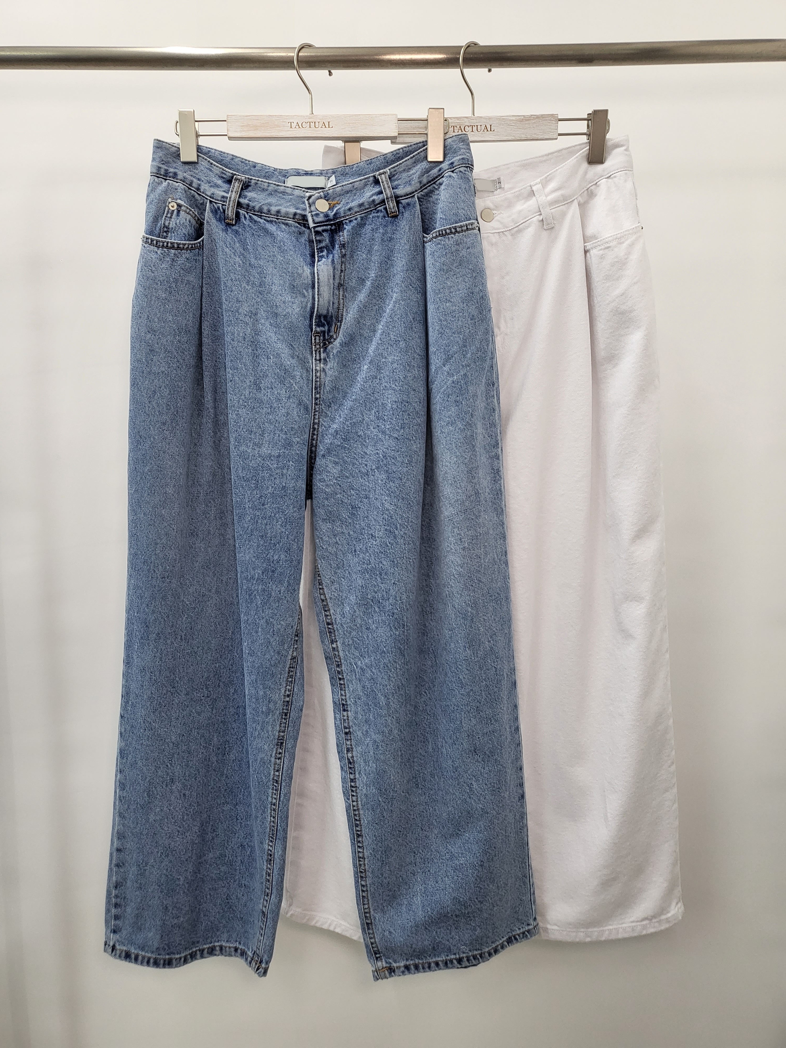 鬆身牛仔褲 J616