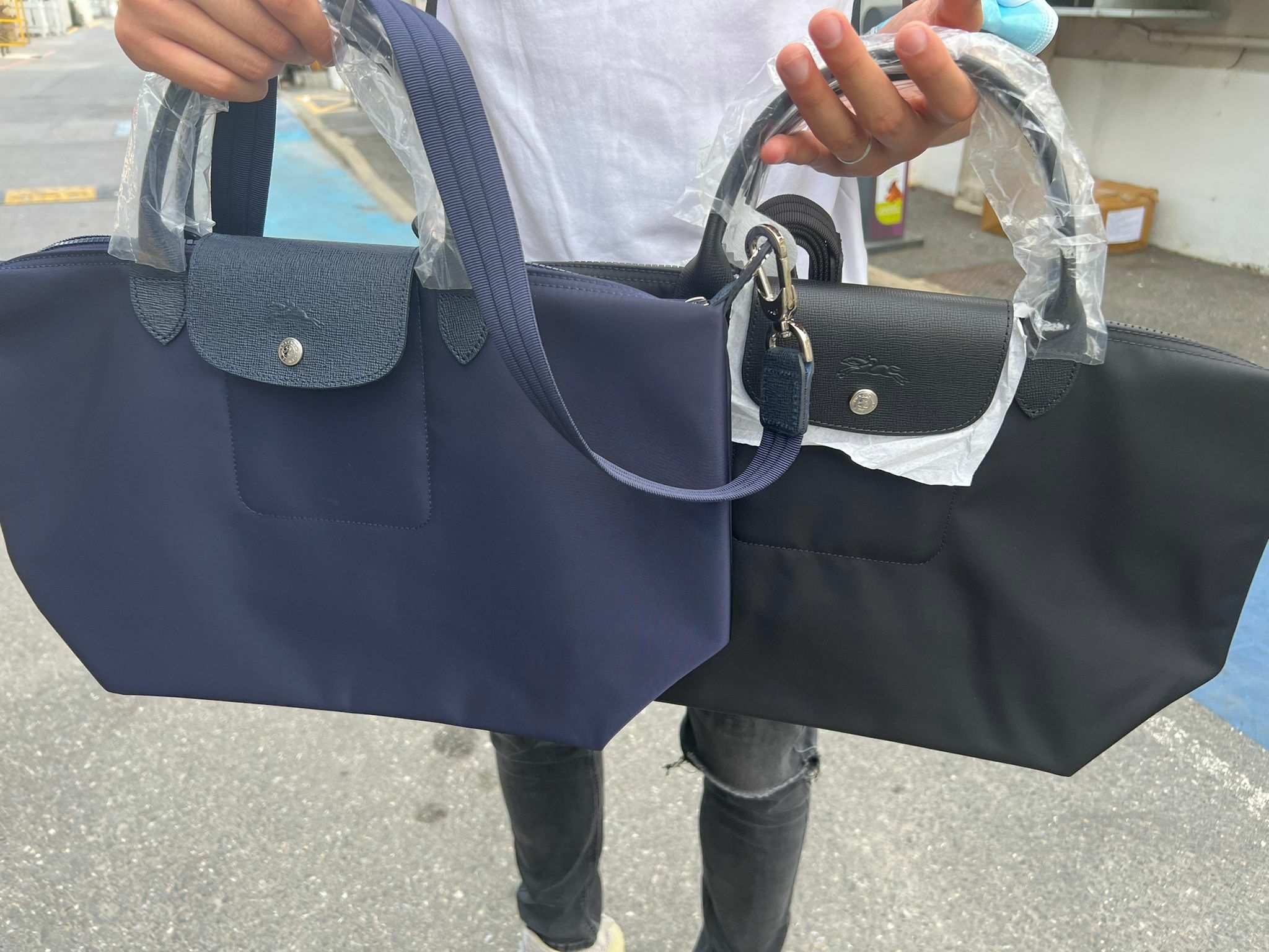 LONGCHAMP NYLON CROSSBODY BAG MEDIUM SIZE