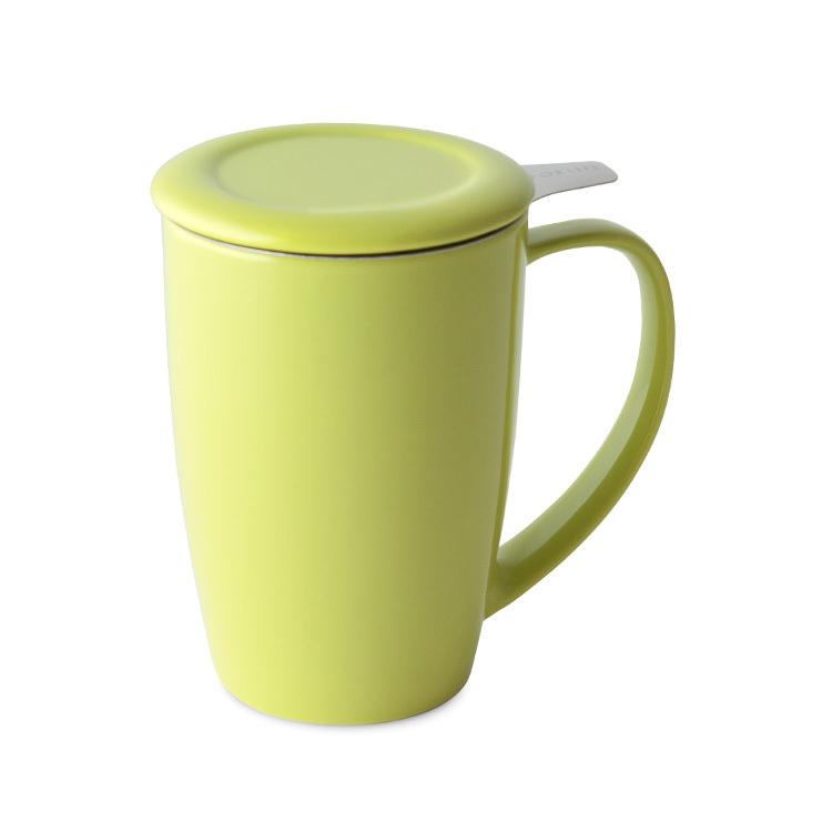 FORLIFE圓滑/ 濾網泡茶杯組-萊姆綠