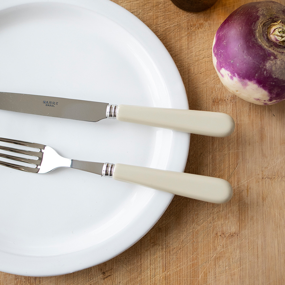 SABRE | Pop unis 時尚純色系列 | 主餐叉子 | 卡其色