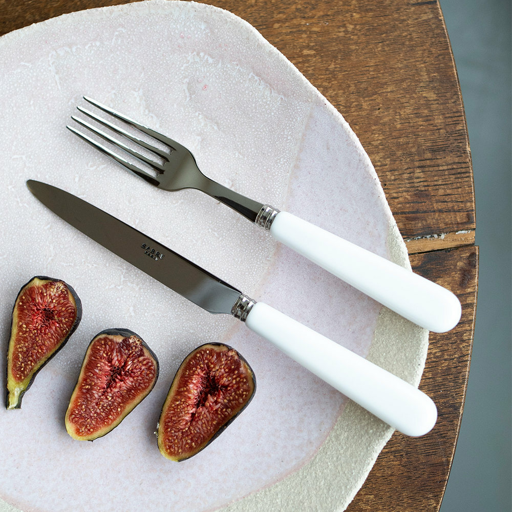 SABRE | Pop unis 時尚純色系列 | 主餐刀 |雪白