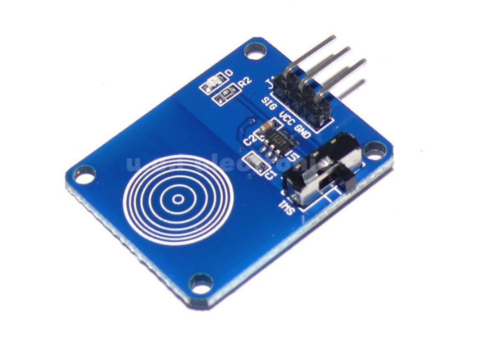 【UCI電子】(2-3) 鎖存型 數位觸摸感測器 電容式觸控 觸控開關 TTP223 1路觸摸開關