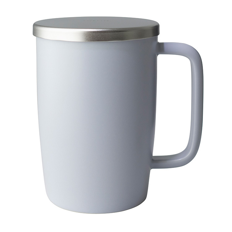 FORLIFE露水/ 濾網泡茶杯組 (大) -薰衣草紫