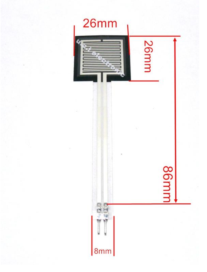 【UCI電子】(12-5) 薄膜壓力感測器 超薄高靈敏 坐墊足底壓力分佈開關可定制 RFP-611