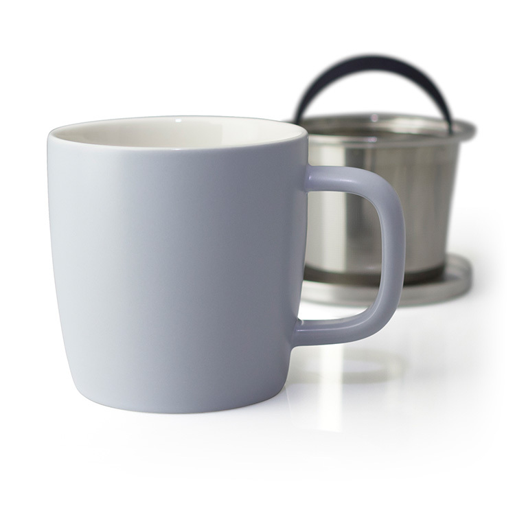 FORLIFE露水/ 濾網泡茶杯組 (小) -薰衣草紫