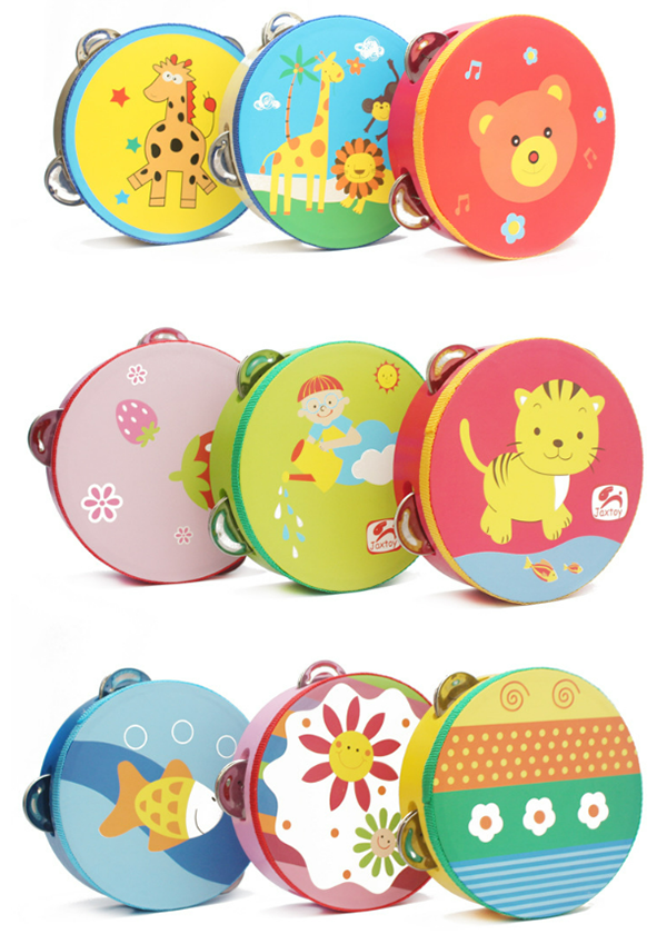 現貨區 奧爾夫音樂器14.5cm中號木制手拍鈴鼓 M1450C