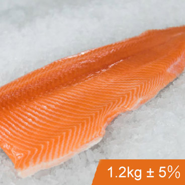 庫克山冰河帝王鮭魚菲力-半隻(1.2kg ± 5%)