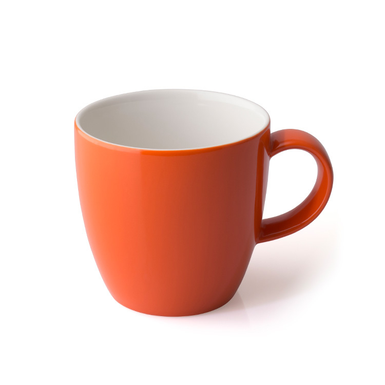FORLIFE經典圓潤茶杯/咖啡杯單-紅蘿蔔橘
