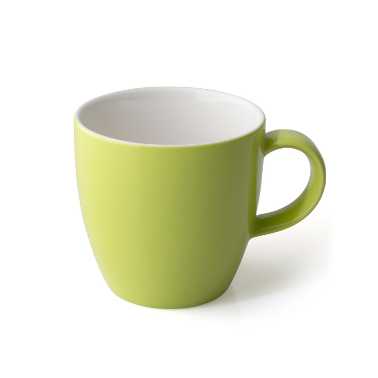 FORLIFE經典圓潤茶杯/咖啡杯單-萊姆綠