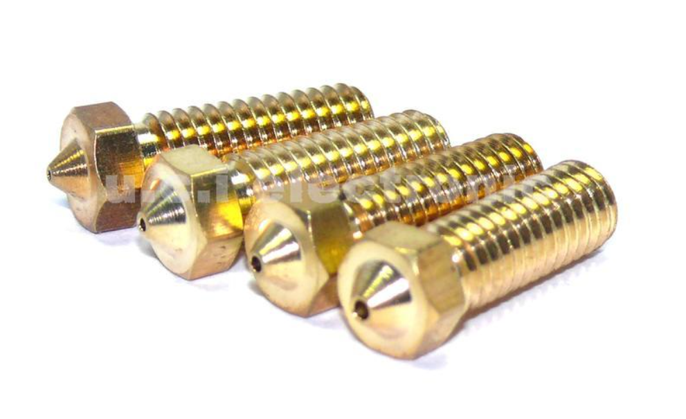 【UCI電子】(C-5-17) 全金屬黃銅E3D噴嘴大流量大口徑加長火山口噴嘴噴頭銅嘴 21MM