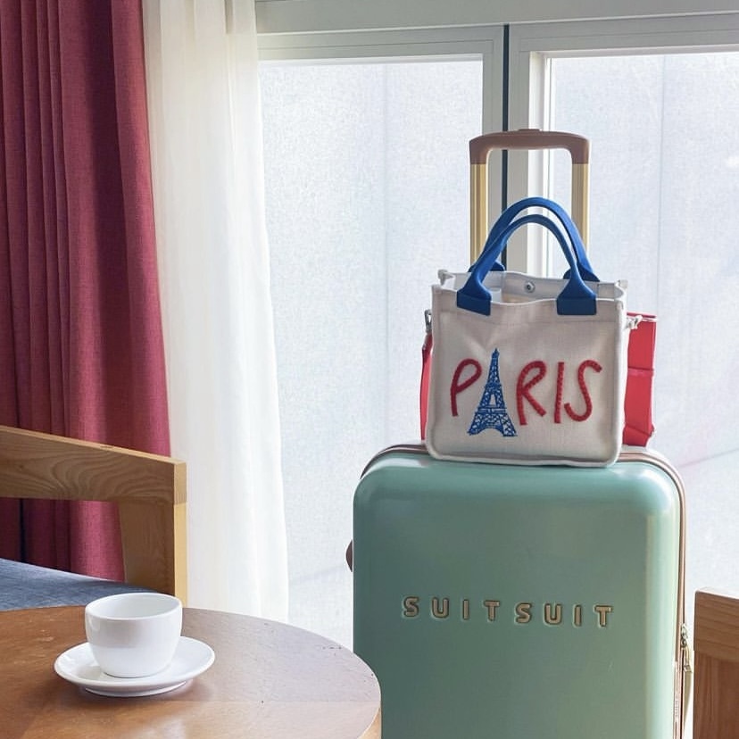 <韓國代購> ROUGE & LOUNGE JANE MARCH CANVAS TOTE BAG