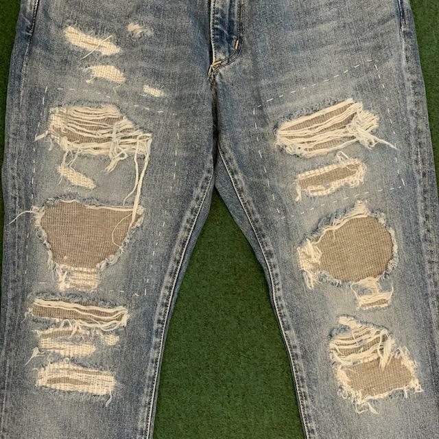 LAST SALE: DESCENDANT DIN 4 HARD DAMAGED SLIM FIT JEANS - IN STOCK NOW (現貨發售中)