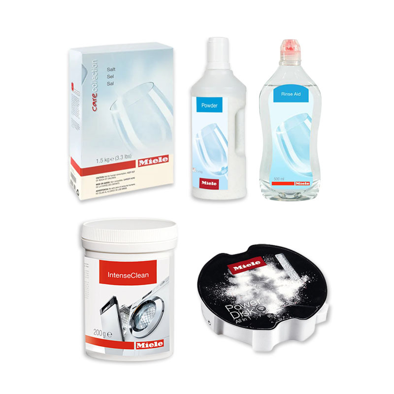 Miele 洗碗機專用耗材｜軟化鹽｜洗碗粉｜光潔劑｜智能洗劑盒｜內筒清潔劑